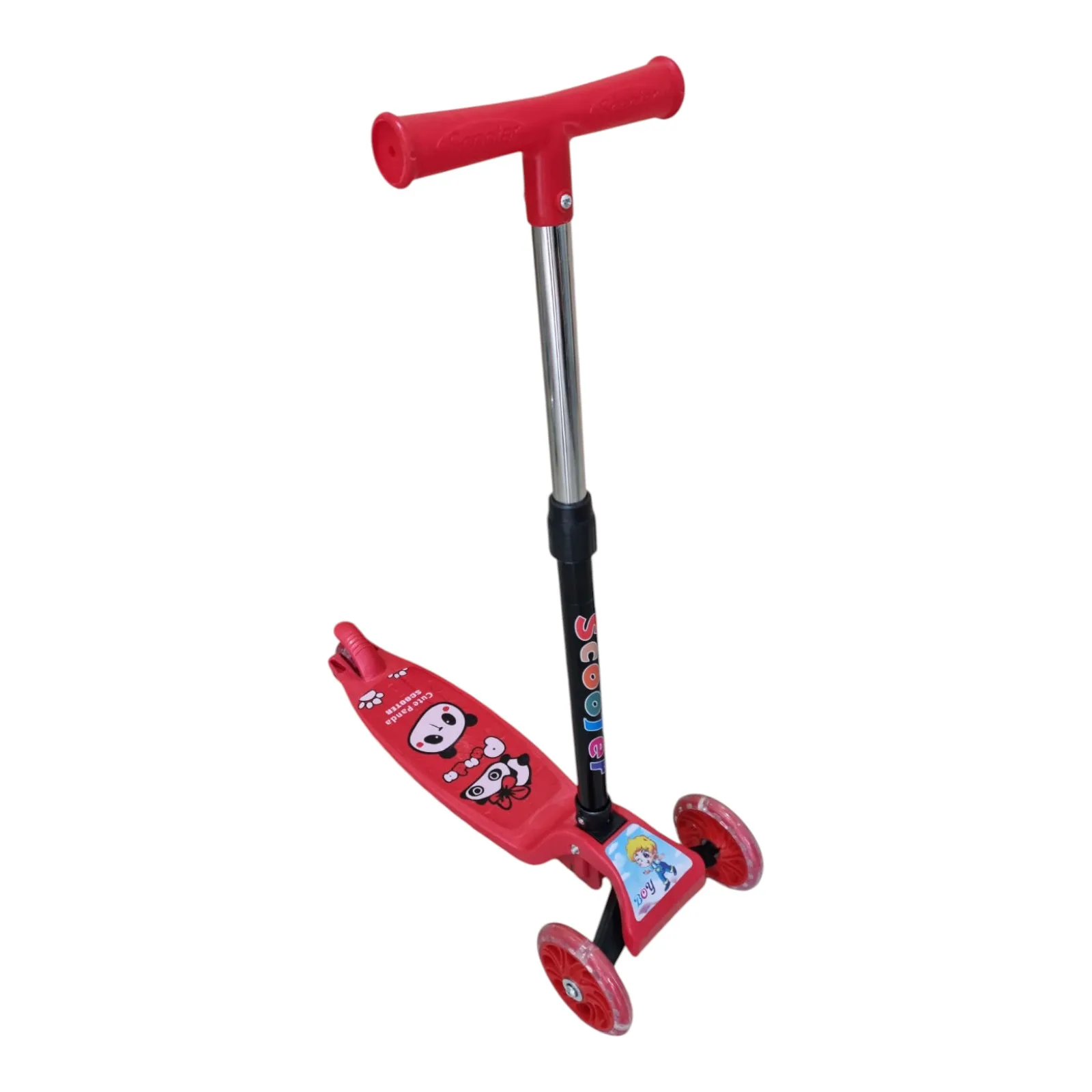 Monopatin Scooter Infantil 3 Ruedas con Luces LED y Diseños Animados