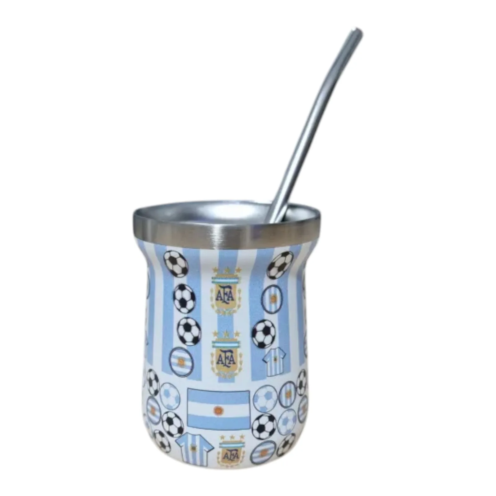 Combo Seleccion Argentina  Termo 1.4Lts + Mate 180 ml.