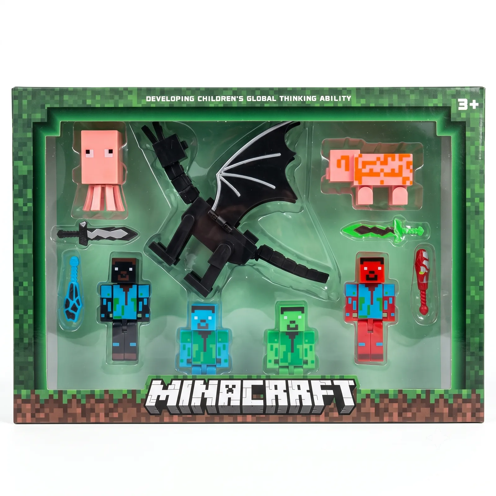 Set de Muñecos o Figuras Minecraft