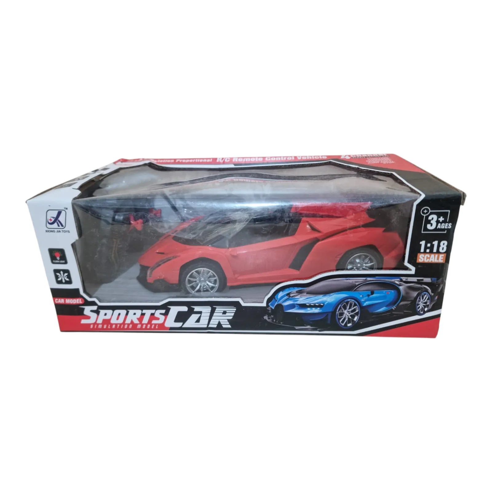 Auto Deportivo a Control Remoto "Sports Car" Escala 1:18