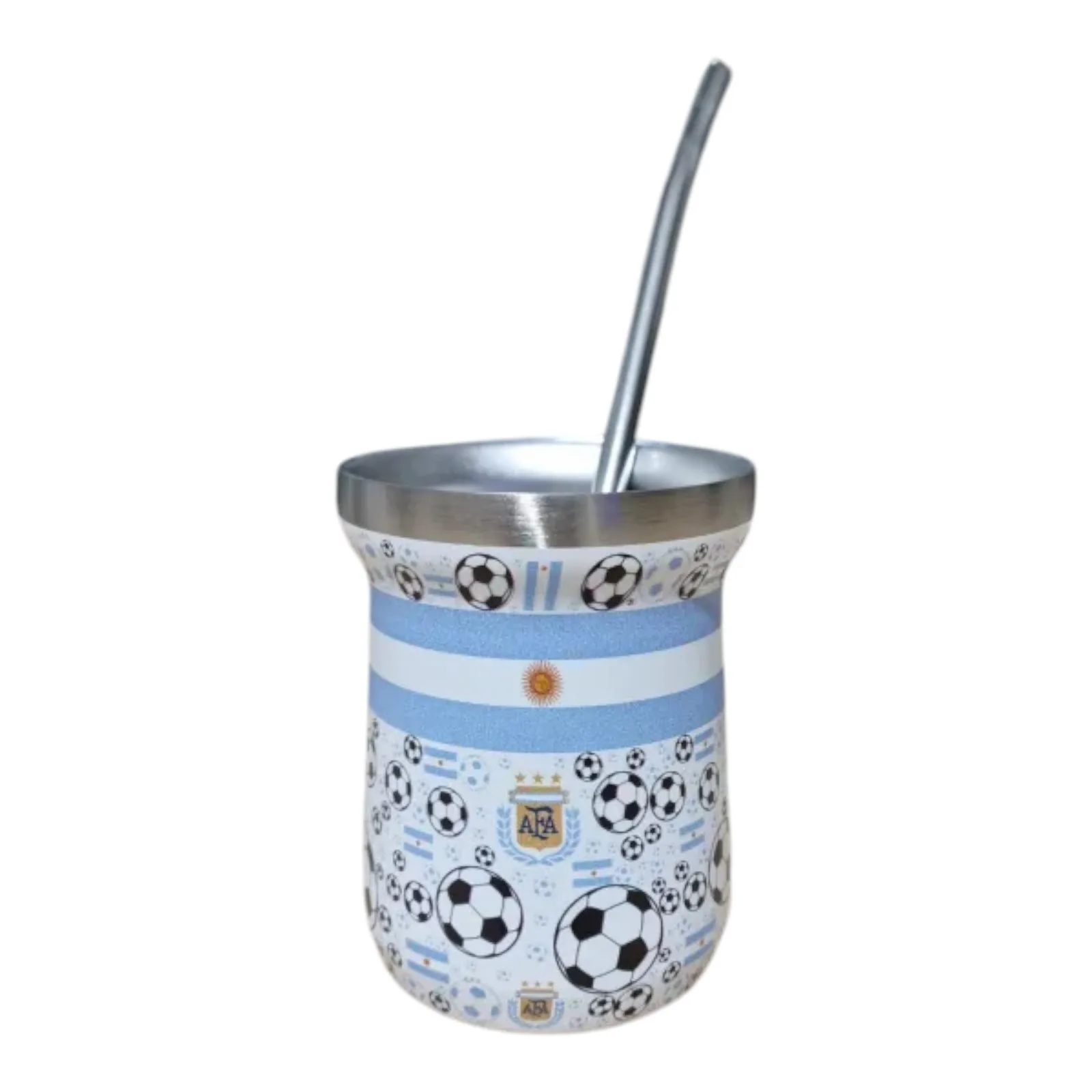 Combo Seleccion Argentina  Termo 1.4Lts + Mate 180 ml.