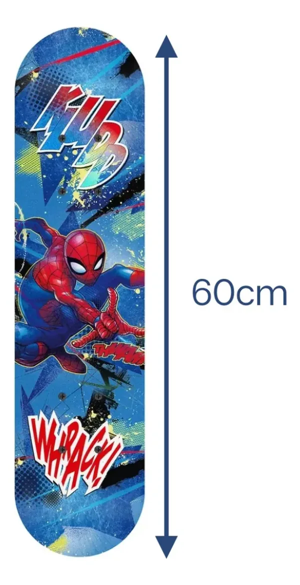 SKATE DE PASEO PEQUEÑO SPIDERMAN 60CMS COD:12000