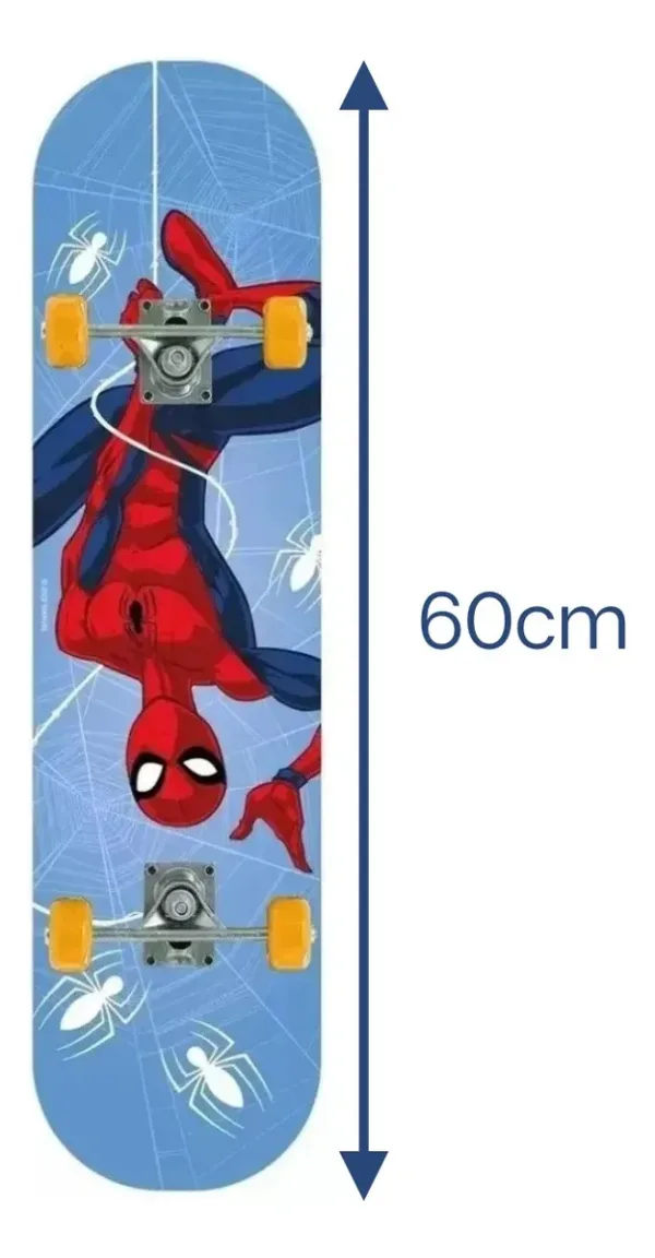 SKATE DE PASEO PEQUEÑO SPIDERMAN 60CMS COD:12000