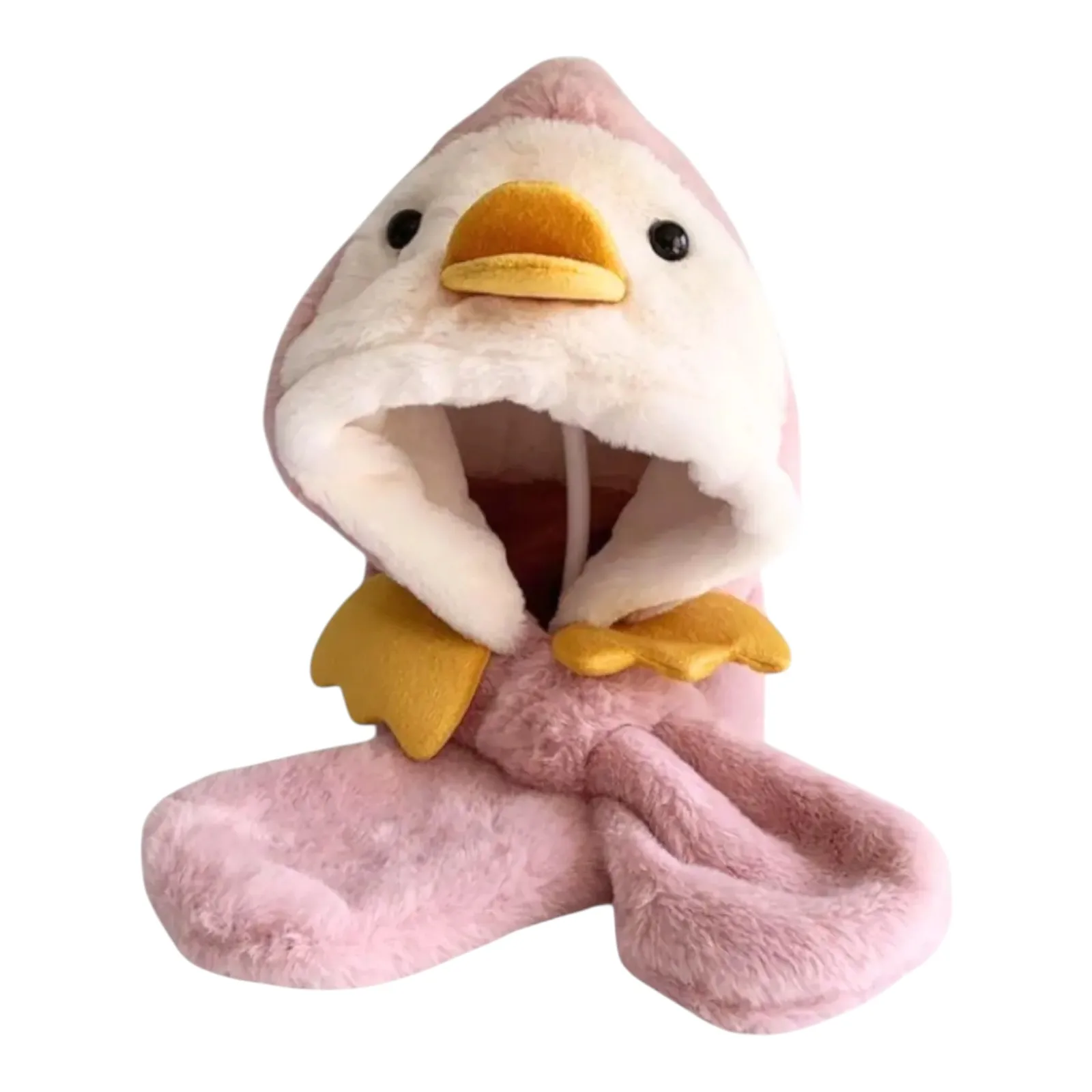 Gorro Bufanda Peluche Patito