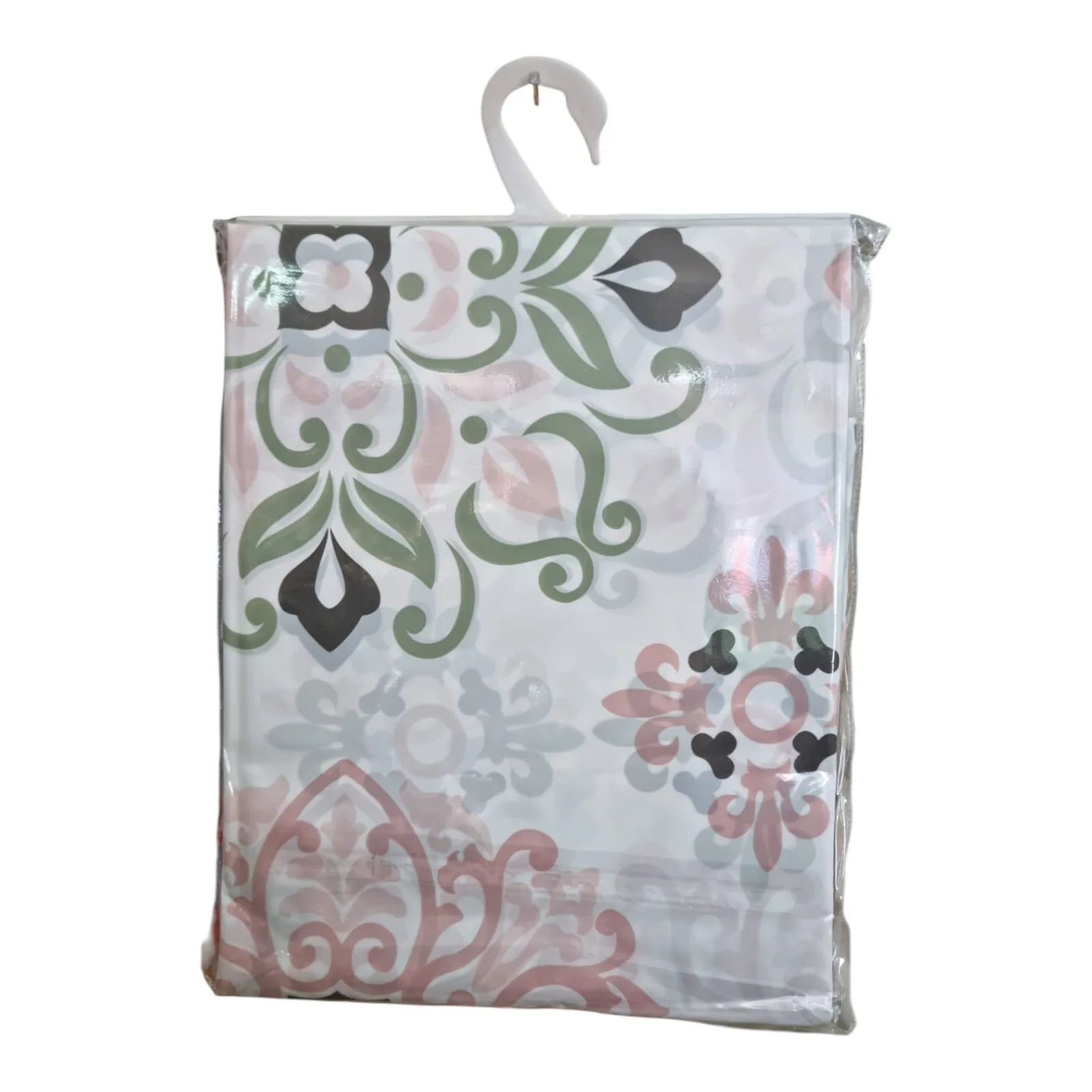 Cortina de Baño Estampada 180 X 180cm con 12 Ganchos
